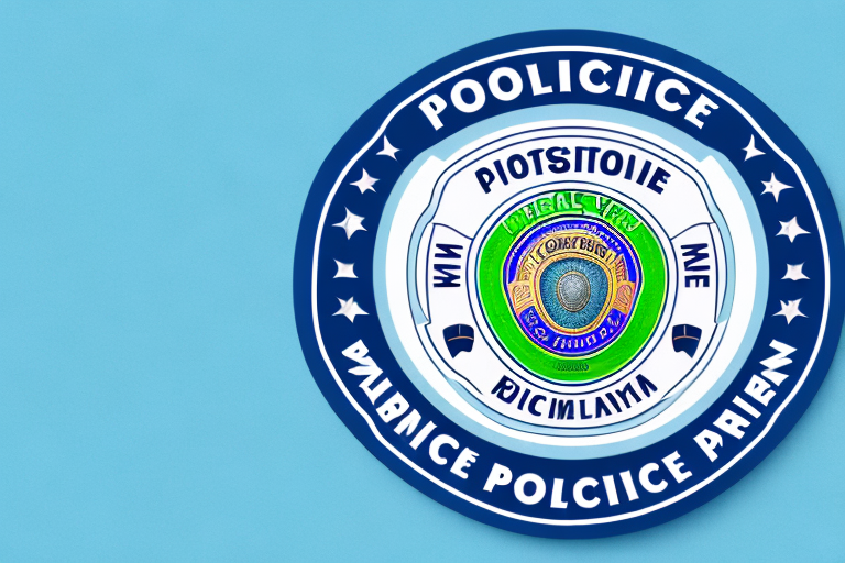 A police badge with a weebly logo in the center